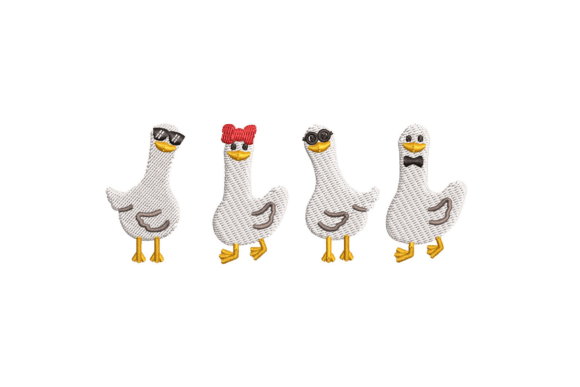 4 Cool Ducks Silly Goose Embroidery Review