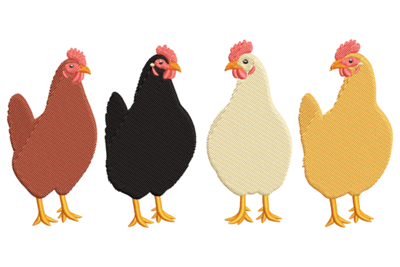 Colorful Chicken Embroidery Review