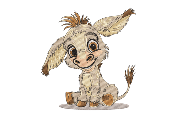 Cute Baby Donkey Embroidery Review
