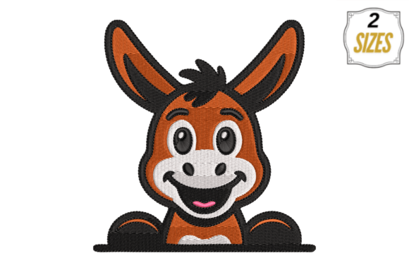 Cute Donkey Embroidery Design Review
