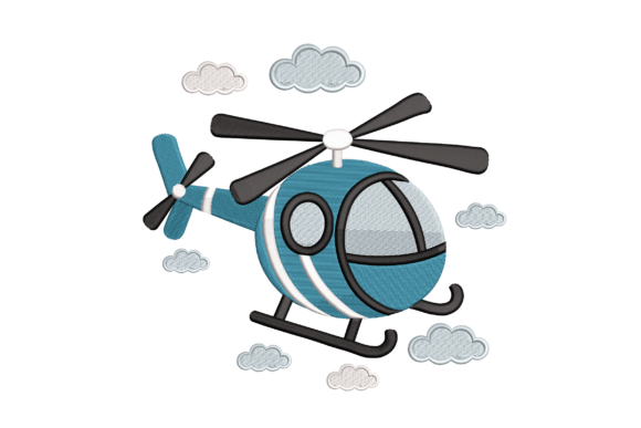Cute Helicopter Embroidery Review