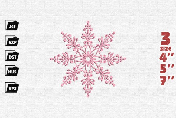 Floral Snowflake Embroidery Review