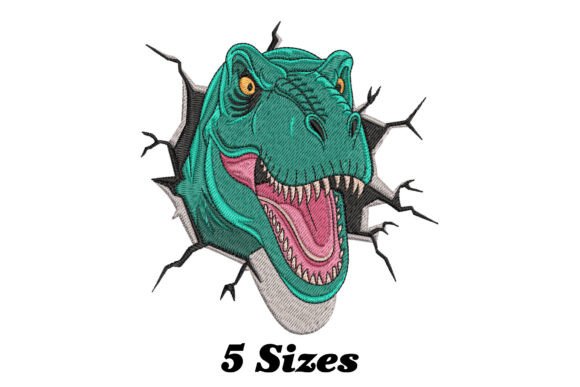 Funny Dinosaur Head: A Seasonal Embroidery Review