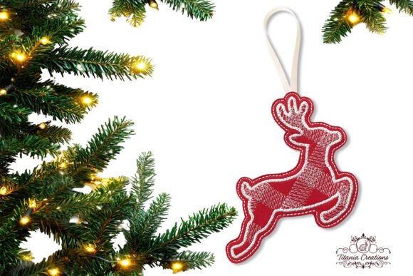 ITH Plaid Reindeer Hanging Ornament Review
