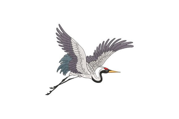 Japanese Crane Bird Embroidery Review