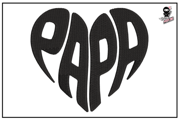 Papa Heart Embroidery Design Review