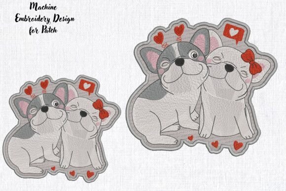 Patch Cute Funny French Bulldog Couple Review