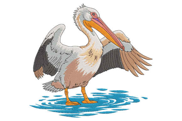 Realistic Pelican Embroidery Review