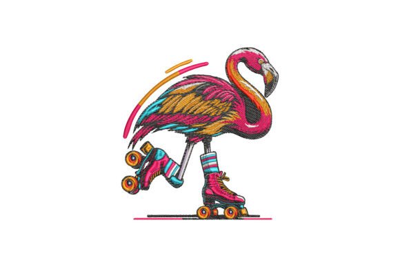 Roller Flamingo Embroidery Design Review